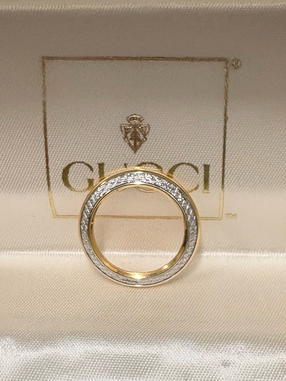 Gucci Gold Diamond Cut Bezel for Vintage Gucci Bezel Watch